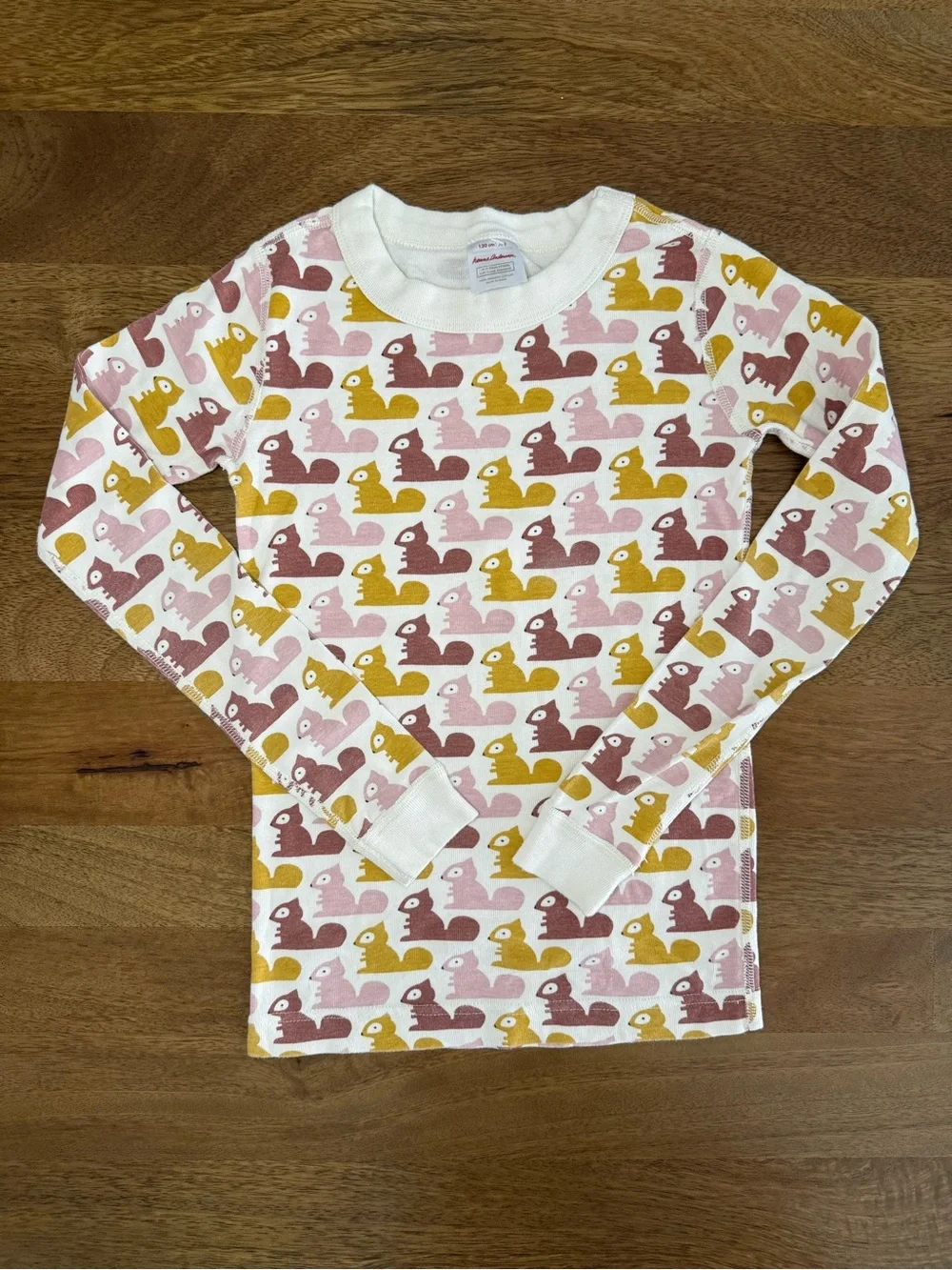 Hanna Andersson Two Piece Organic Cotton Squirrel Pajamas